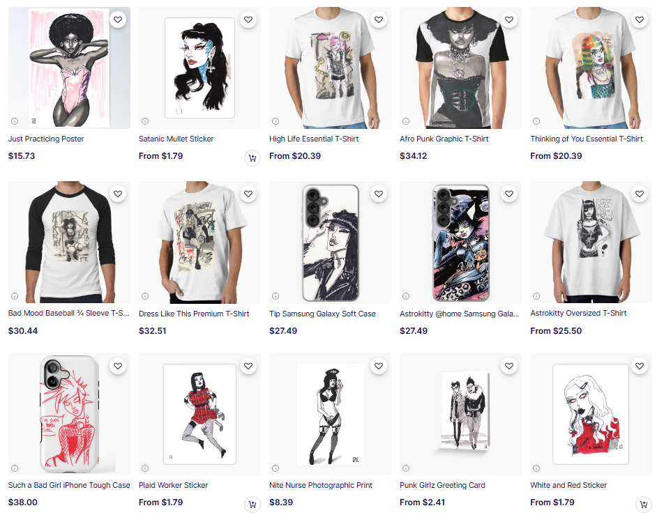 Instagirls T-shirts, clothing, housewares, gifts and more available in the Urfspace Redbubble store