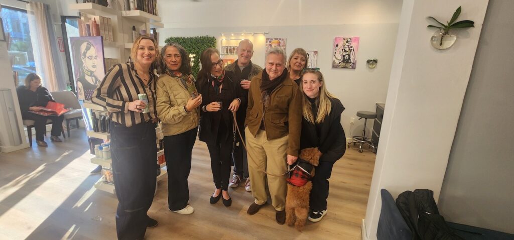 Art show at Tressworks Salon