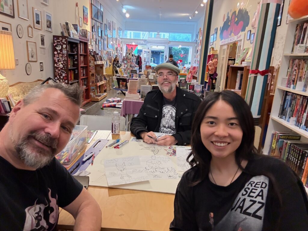 Urfspace Cartooning Workship at Sour Cherry Comics