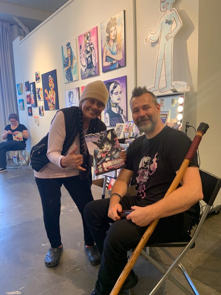 Astrokitty fan at Heron Arts