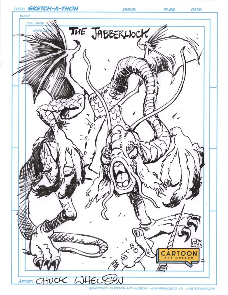 Jabberwocky for the Cartoon Art Museum's annual fundraiser