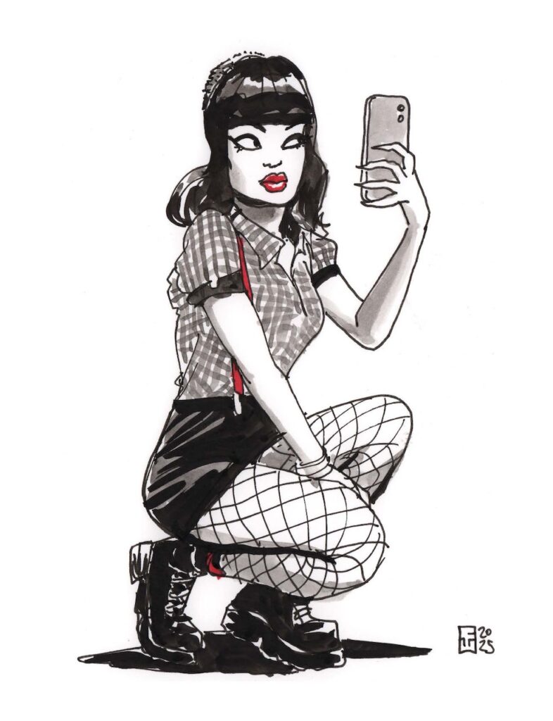 Chelsea Girl - Astrokitty Kickstarter Livestream drawing