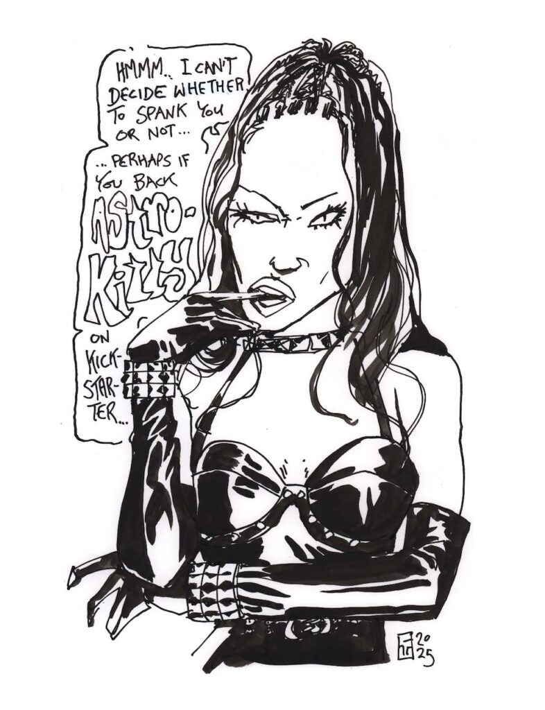 Spanky - Astrokitty Kickstarter Livestream drawing