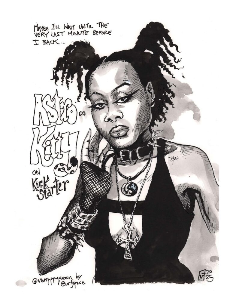 VampppQueen - Astrokitty Kickstarter Livestream drawing