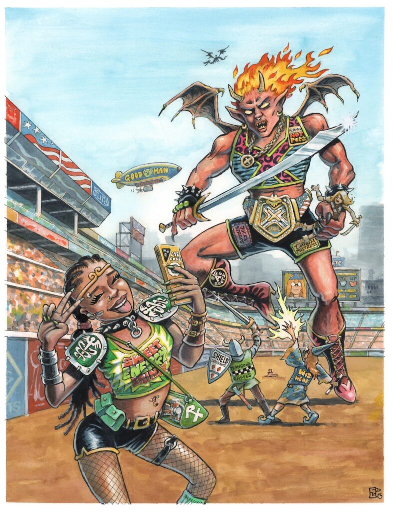 XCrawl Classic rulebook, front cover art