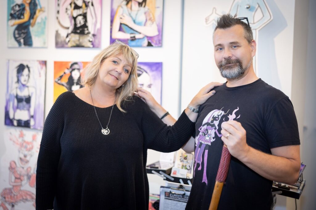 Chuck & Tina at Heron Arts photographed by David Schmitz