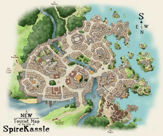 Spirekassle Map Small